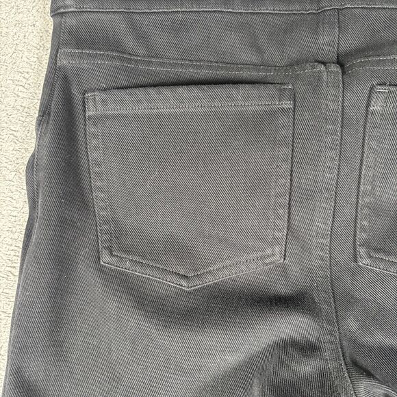 Spanx Jeggings Women’s Size M Black Skinny Stretch Pull On Jean Leggings Pockets - Picture 11 of 11